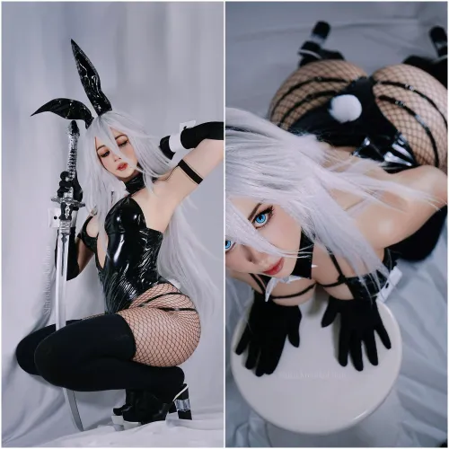 A2 cosplay Attempt by Shiro_konekochan by shiro_konekochan
