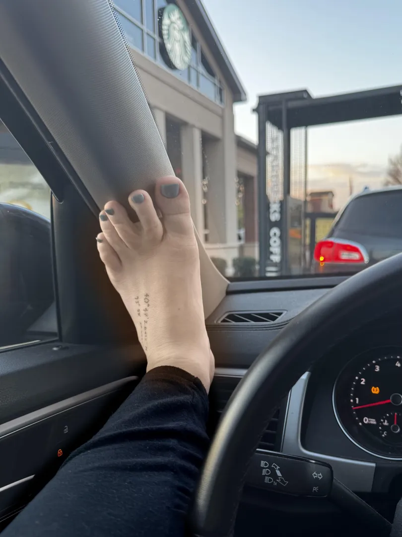 About to give one lucky barista a peep show  posted by Soleful-MILF