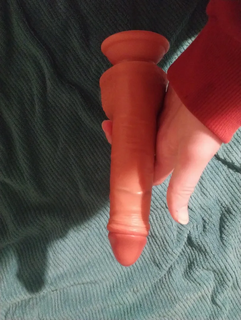 About to jam this massive dildo up my ass posted by Elegant-Research-392