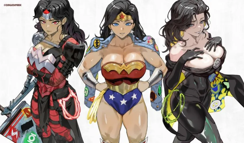 Absolute Wonder Woman, Wonder Woman & Superwoman by jordidipo2324