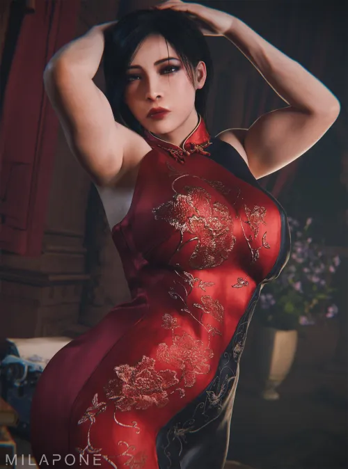 Ada - Qipao Spy (Milapone) by Poke-Oji