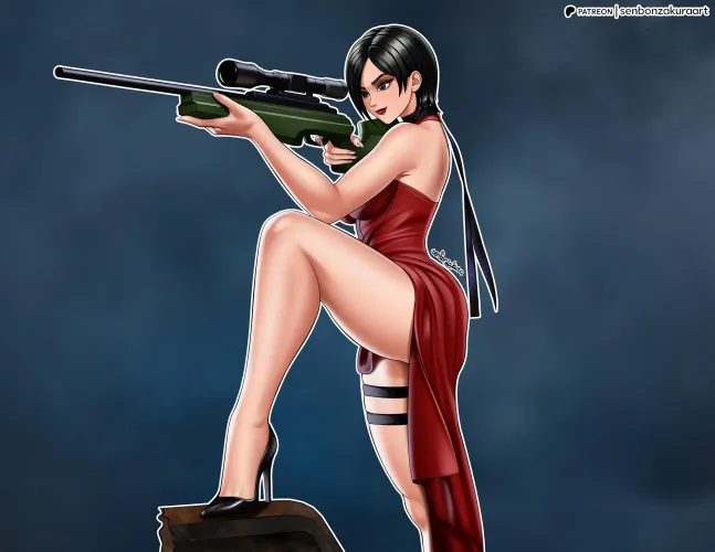 Ada Wong (SenbonzakuraArt) [Resident Evil] by Senbonzakura_art