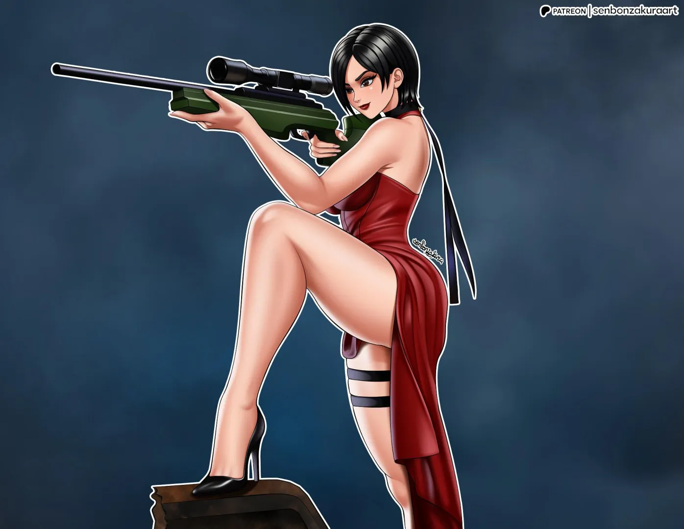 Ada Wong (SenbonzakuraArt) [Resident Evil] posted by Senbonzakura_art