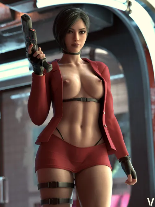 Ada Wong Topless (Vyse) by xXayaHXx