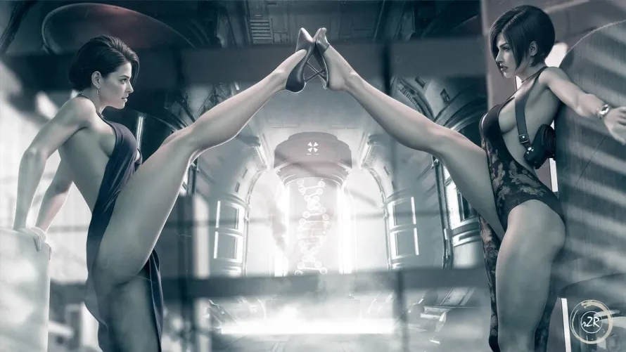 Ada x Jill (AbsoluteraZr) by Cicada_5