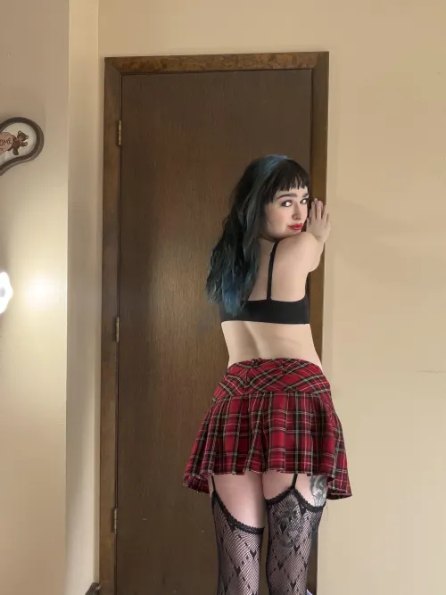 added some blue to my dyed black hair by lavendermorning69