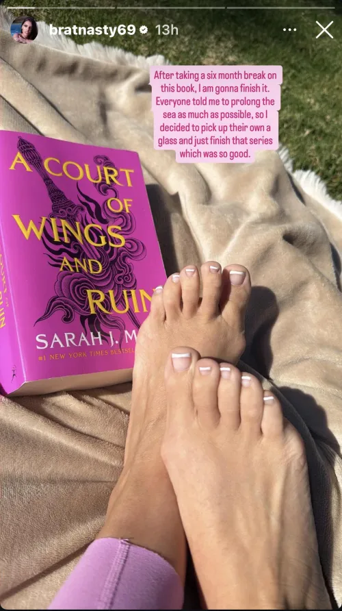 Adriana Chechik feet Instagram story by Schwifty21
