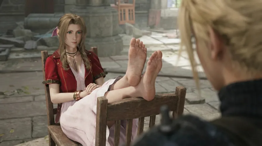 Aerith Feet by SweatyWheel3632