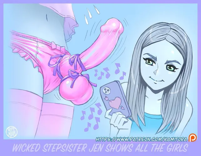 After she caught him, tying it up in the panties he stole was only appropriate. by LifeArtLife