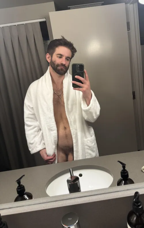 After shower selfie by Unbeatable-Monkey081