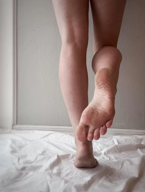 After wearing my shoes all day by Nordicvelvet