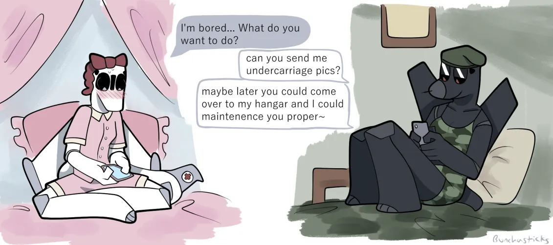 Afternoon talk [F/F] by Bunchasticks