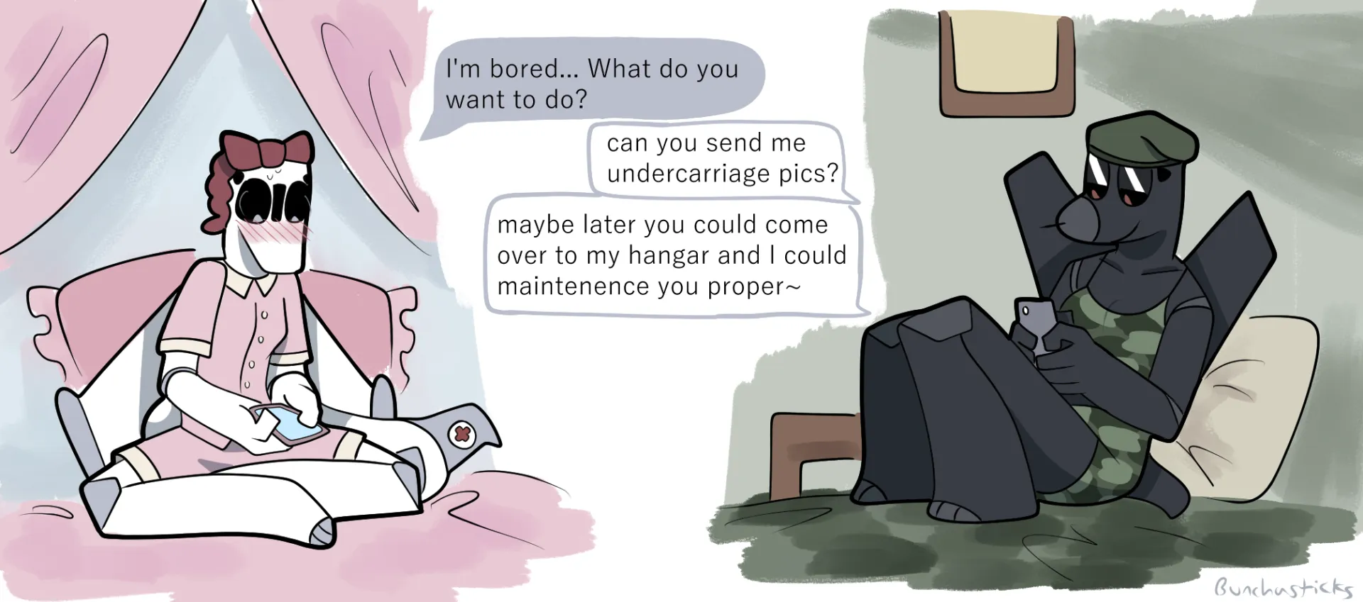 Afternoon talk [F/F] posted by Bunchasticks