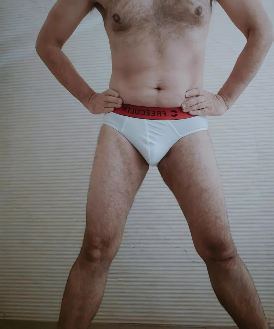 Age 54 - Posing in my briefs  posted by Express-Bread7534