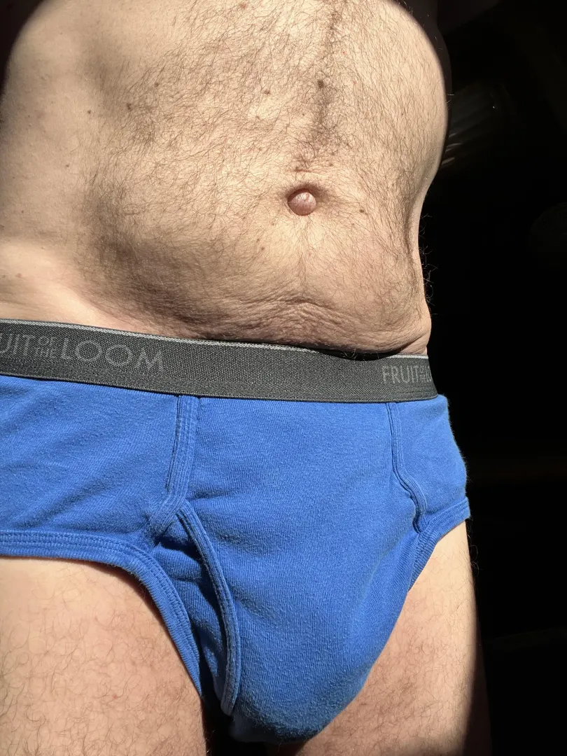 Age 62, just enjoying the sun on my briefs! posted by KS_Drifter785