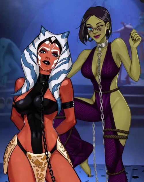 Ahsoka Tano & Barriss Offee (minko) [Star Wars] by Greedy-Football-4321