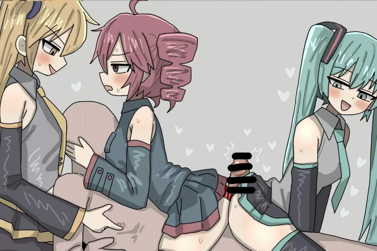 Akita Neru, Kasane Teto, & Hatsune Miku (zera20200532) [Vocaloid] posted by pinkcotton163