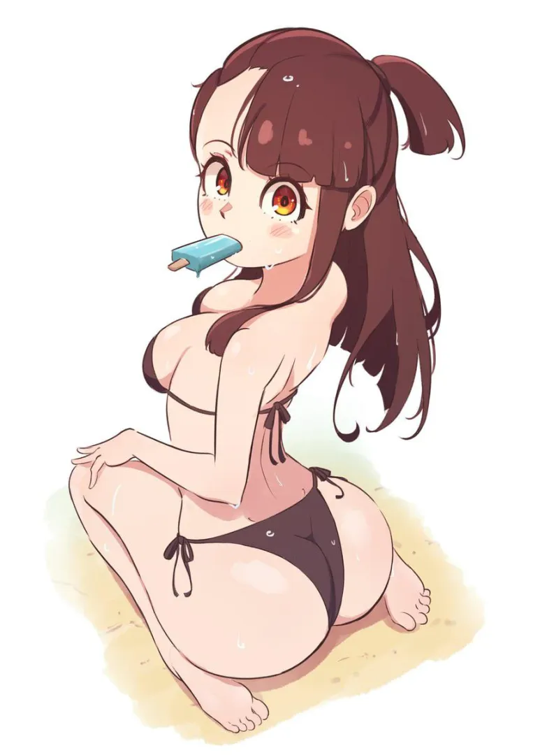 Akko & Her Cute Bikini Booty [Little Witch Academia] posted by sd6636
