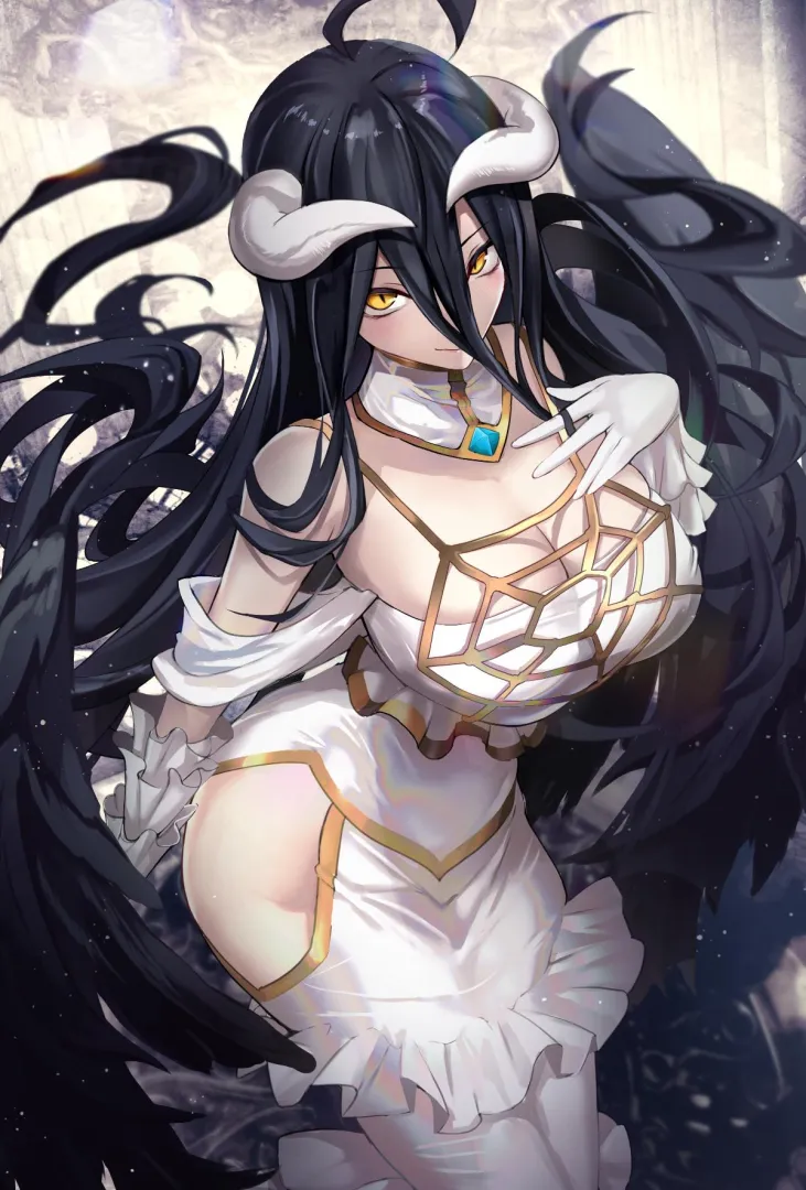 Albedo [Overlord] posted by Zewen_Senpai