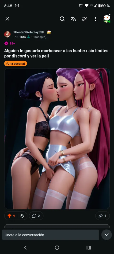 Alguien que le guste las hunterx para divertirse por tgm o discord posted by 001Rto