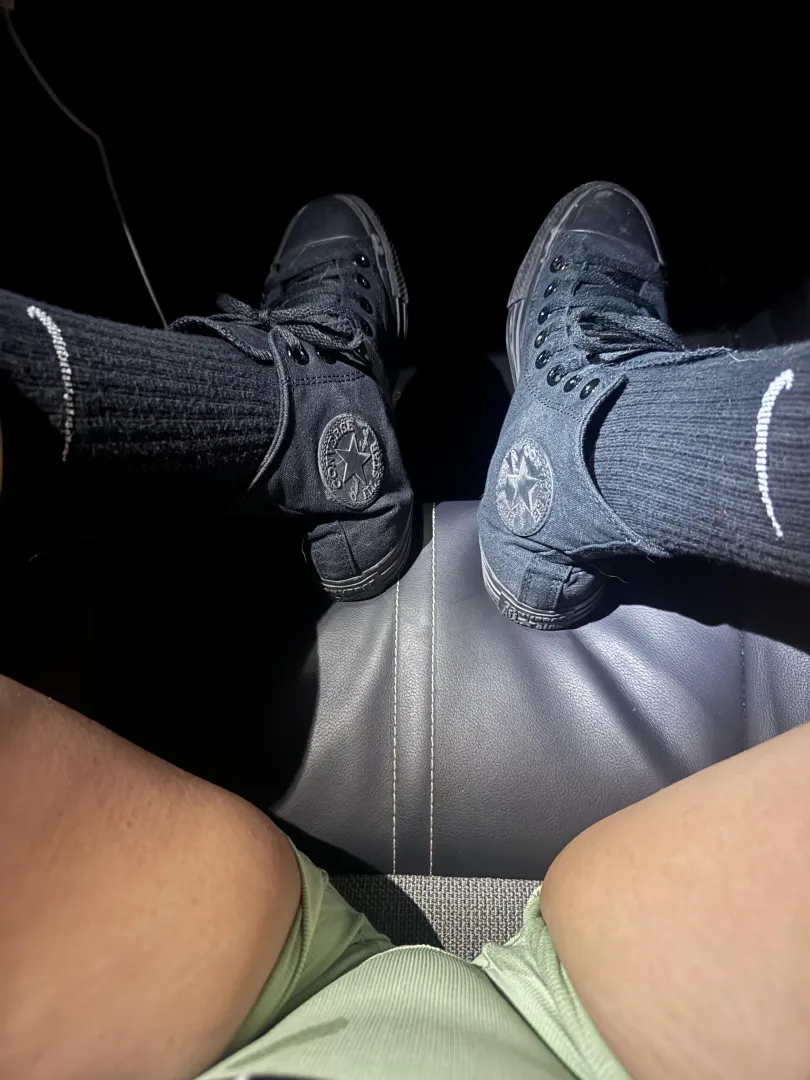 All black chucks posted by NiceAssWifey