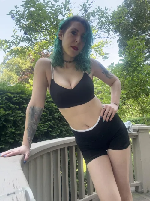 All black punk by sirenskiss3