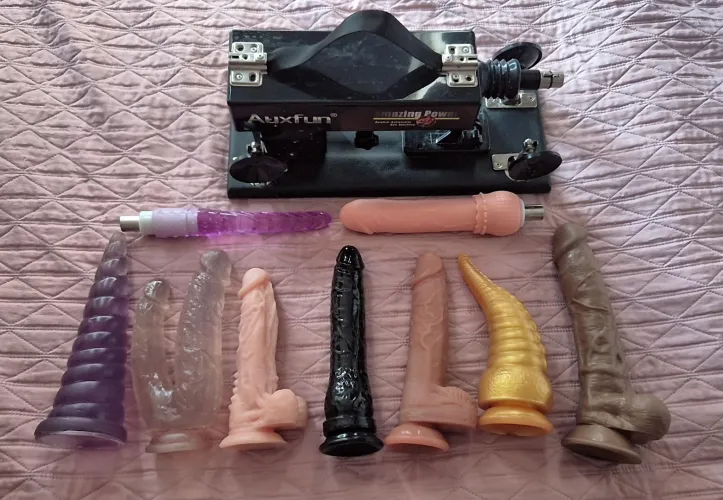 All the dildos I can use with my machine by InviteAppropriate353