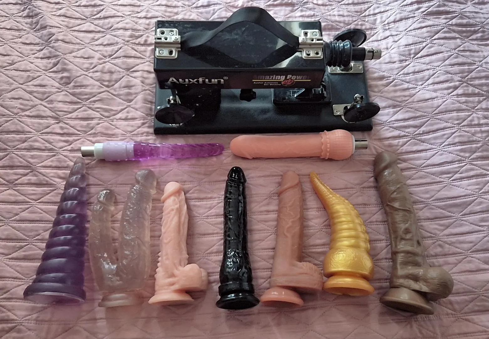 All the dildos I can use with my machine posted by InviteAppropriate353