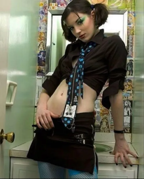 Alt Girl lowrise skirt by Odd-Necessary3807