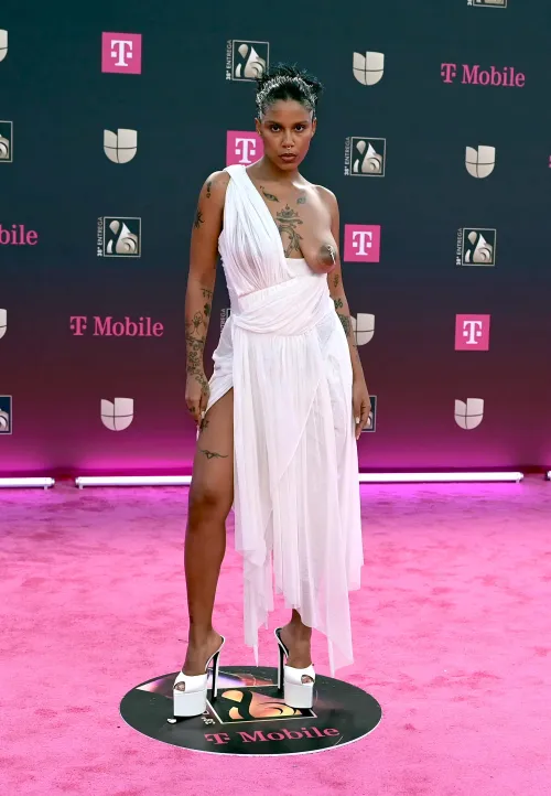 AltBoobWorld in Your World : Dominican rapper Tokischa at the 2026 Premio Lo Nuestro awards by Sir_Lord_B