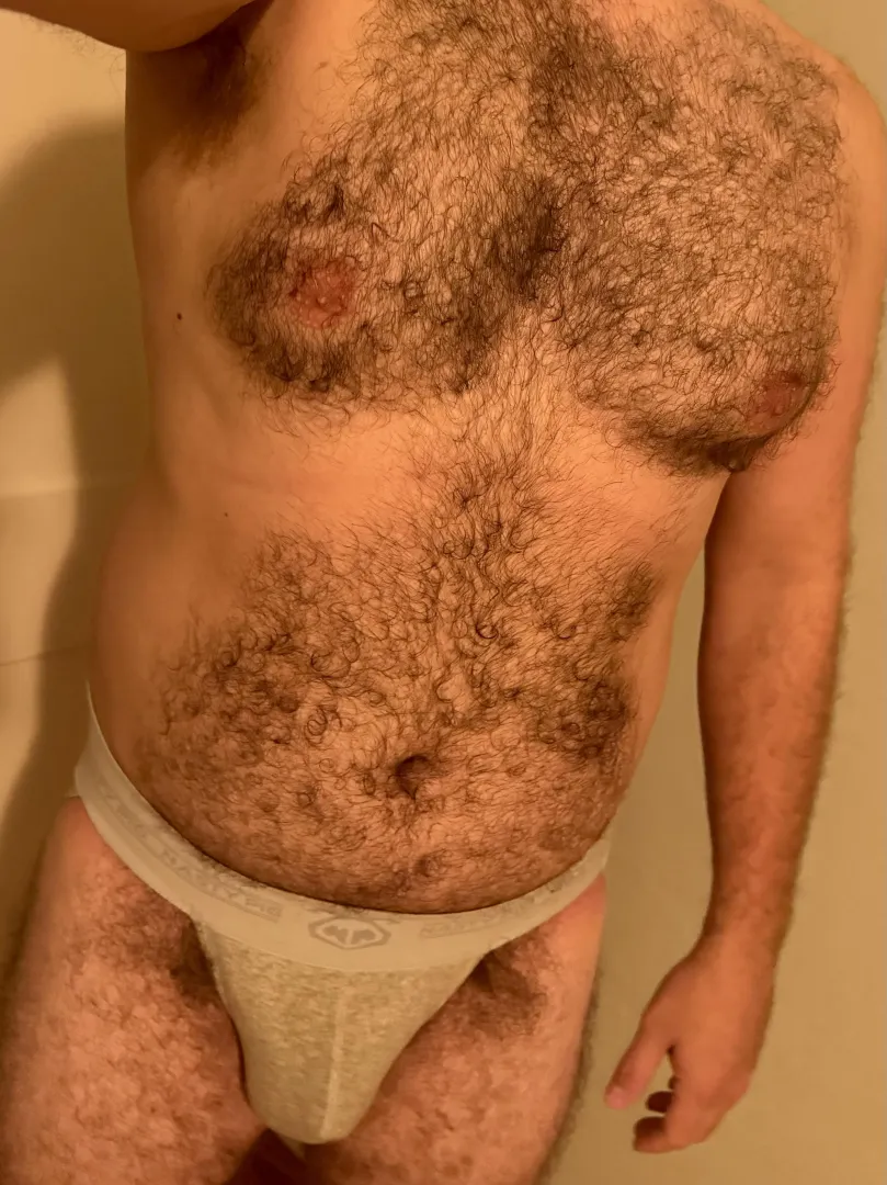 Always look insanely hairer after a shower posted by Cali-HairyAlpha