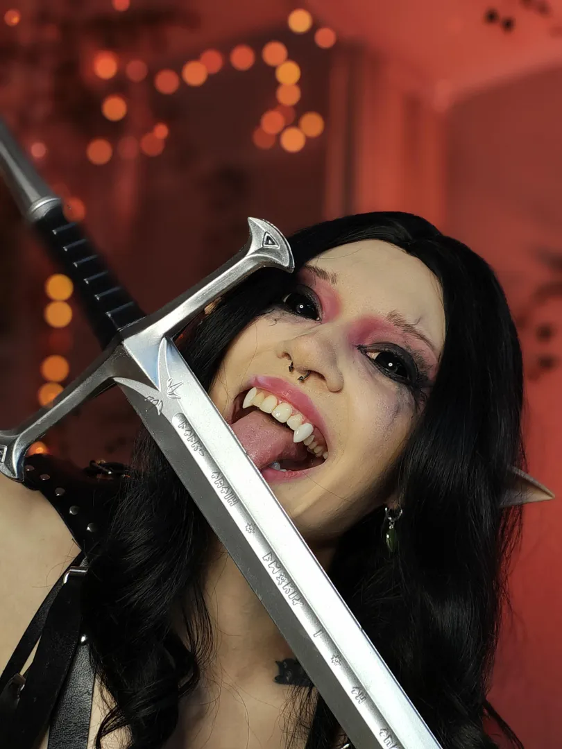 Am I polishing the sword correctly, master? posted by Glimmermallow