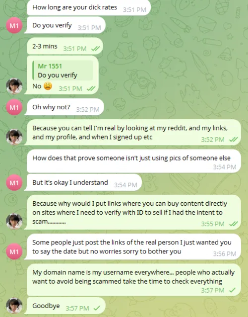 Am I tripping or did he want a free clip of me saying the date? by maruchan3