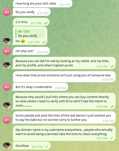 Am I tripping or did he want a free clip of me saying the date? posted by maruchan3