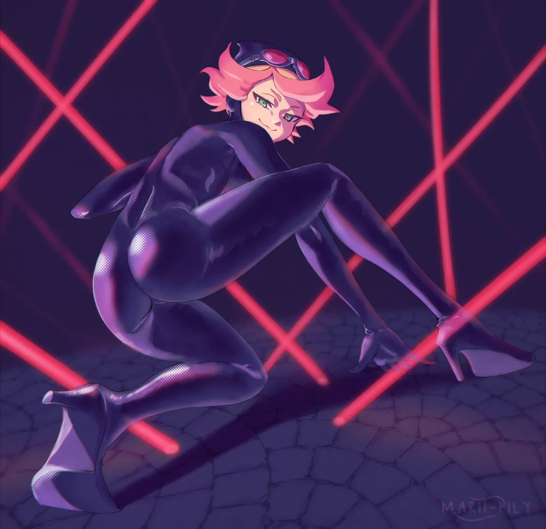 Amanda Sneaking Around (Marii-Pily) posted by KrustiestKrabbiest