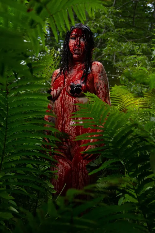 Among the ferns. by MadDeetz