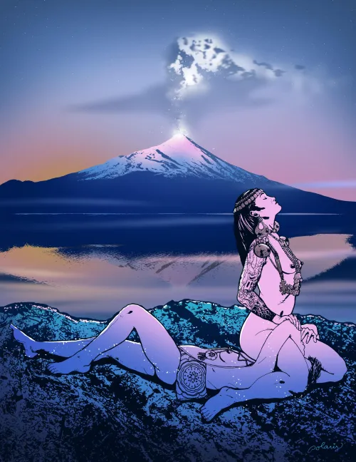 Amor en los Andes — Art by me by MissingCosmonaut