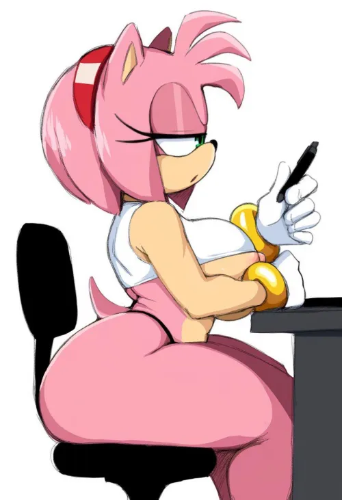 Amy is ready to draw [F] (chilisauce) by RainDMask