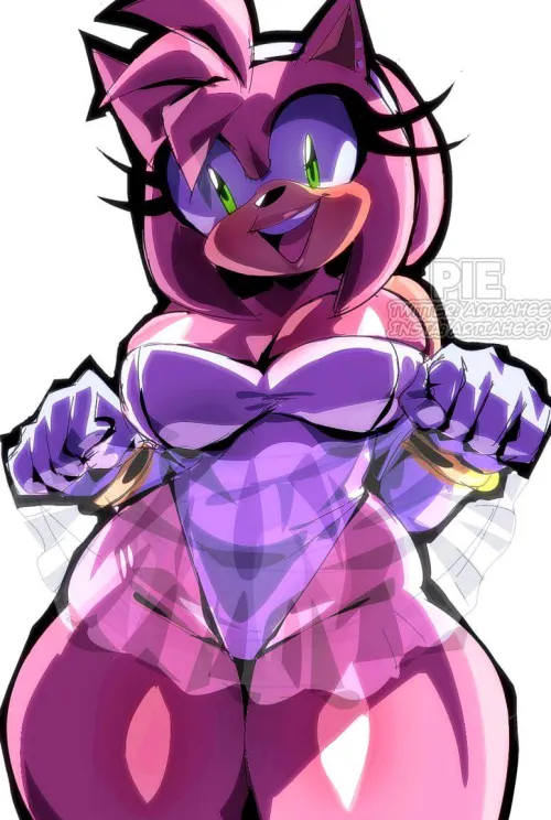 Amy Rose (fleshpie669) [Sonic the Hedgehog] by callajunex