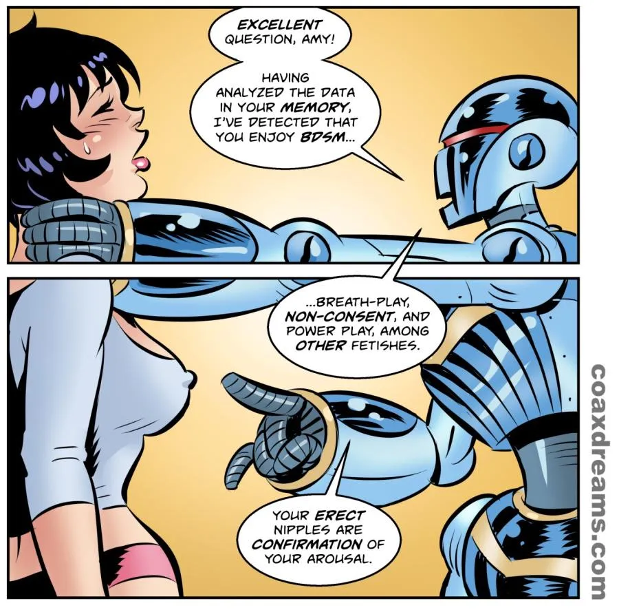 An android office assistant that can read the secretary’s mind… what could ever go wrong? ;) [Coworker Bot] (Coaxdreams) posted by coaxdreams