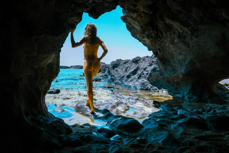 An Ocean Cave on a Small Island off Madagascar by JPdiaries