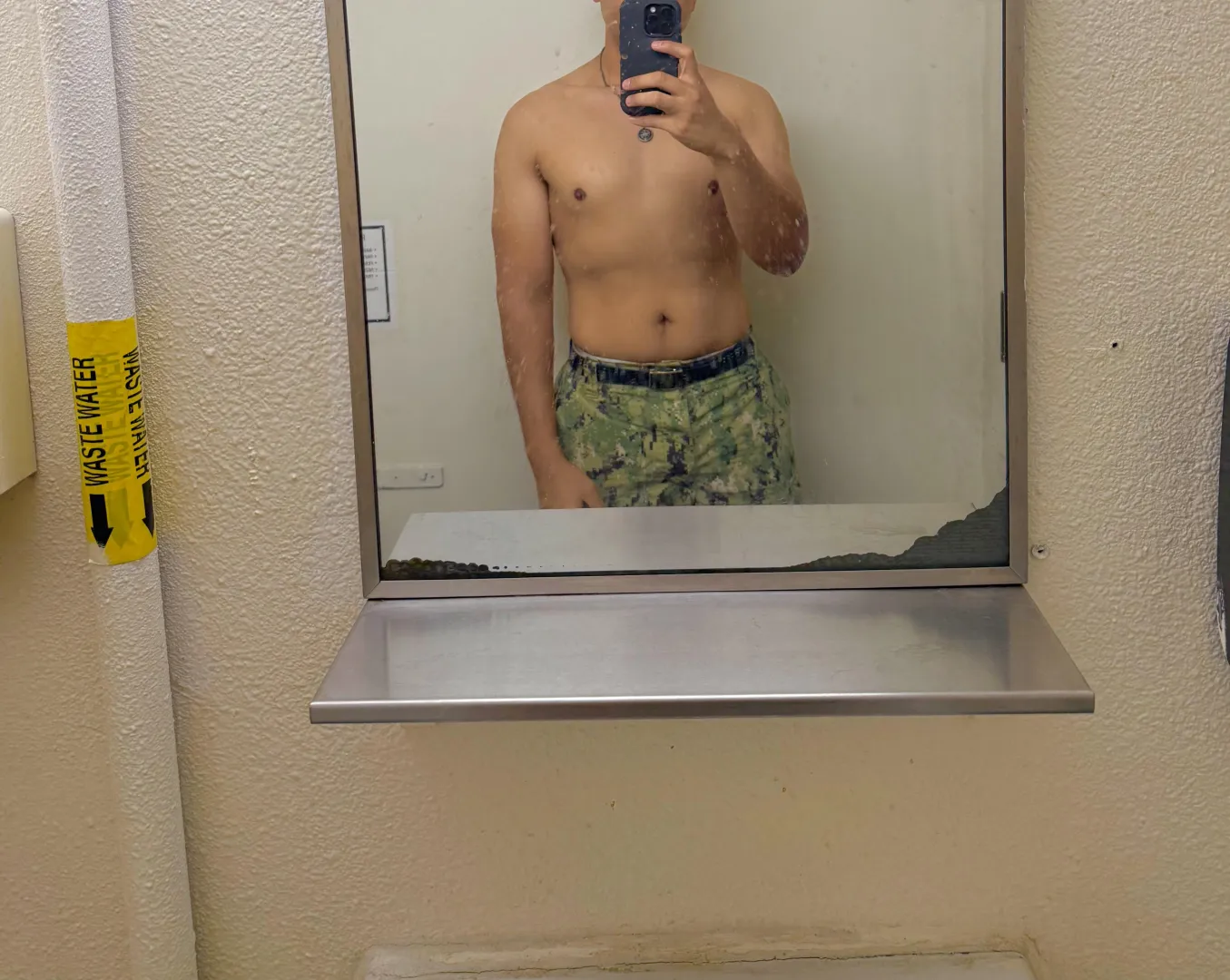 An officer might walk in on me  posted by Short_Passage_1651