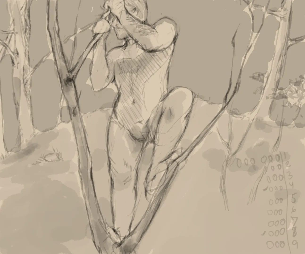Anatomy/Environment Study [On Climbing Trees] posted by Ok-March-2809