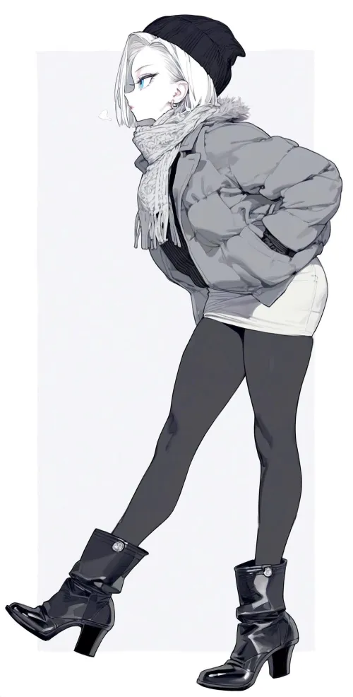 Android 18 [DBZ] by WoolsonDaSheep