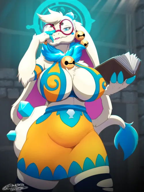 Angela Flux - Fanart [SFW] (blizzmaster) [F] by Olive-The-Otter