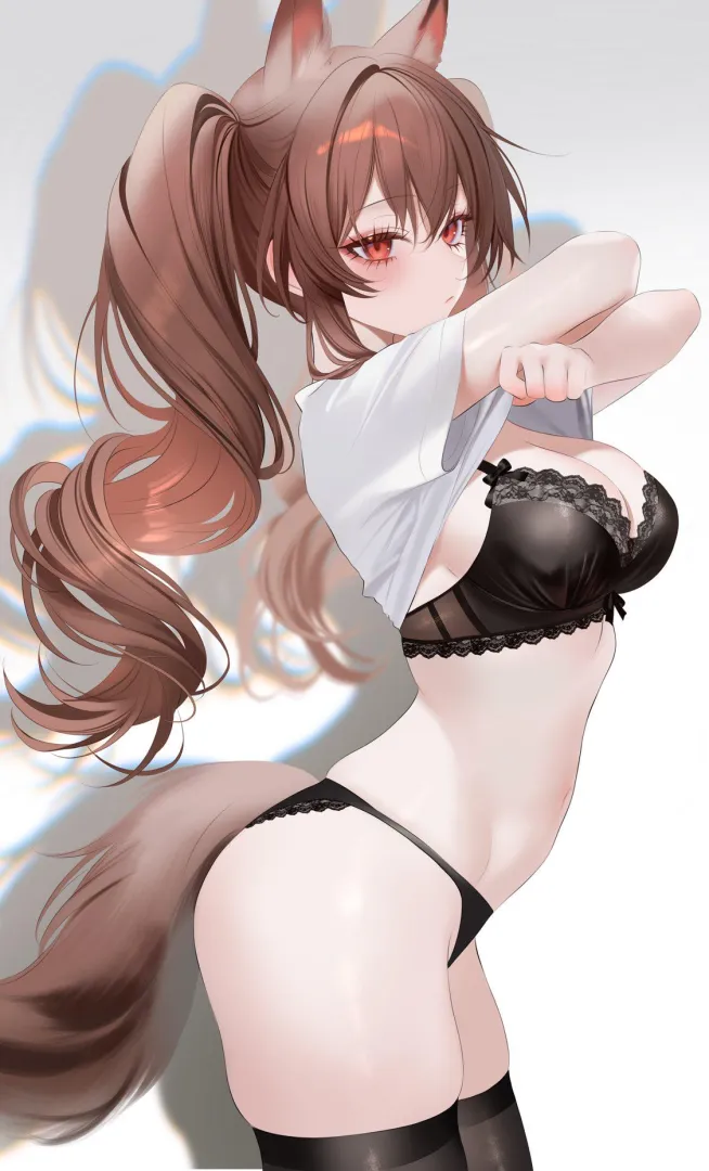 Angelina [Arknights] posted by WoolsonDaSheep