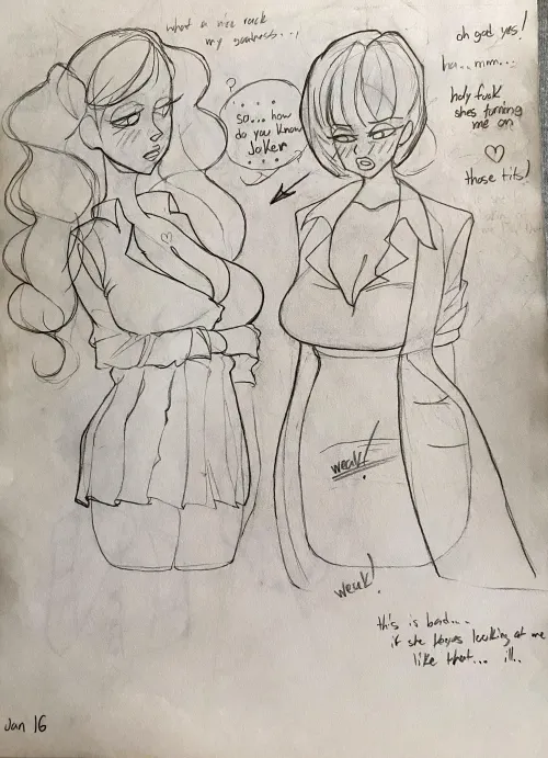 Ann and Tae have an interesting… interaction (artist - slightsketches) by klawthecookie