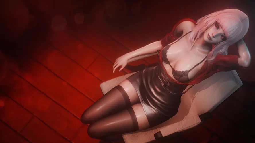 Anna's little stockings pin-up! by mercier-harrogate