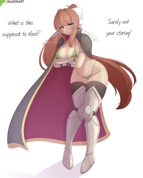 Annoyed Monika (RaionArt) by flysafer