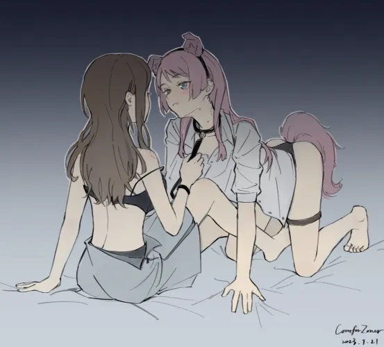 Anon on Soyo's leash [BanG Dream!] (comfort_zoner) by MartyrOfDespair